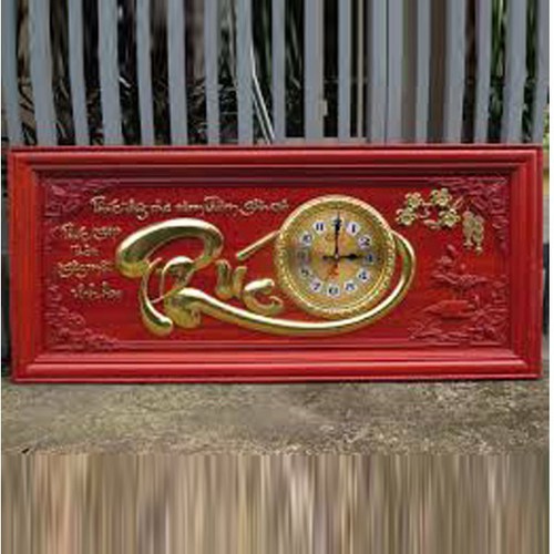 Tranh Đồng Hồ Chữ Phúc